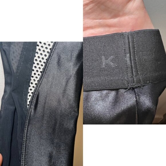 KORAL Black & White High Rise Mesh Panel Legging Size S - Picture 14 of 15